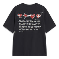 Li-Ning Heart Graphic T-shirt 'Black' AHST627-2