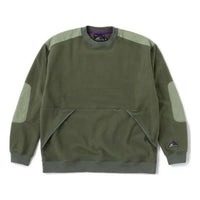 New Balance Casual Color Block Sweatshirt Asia Sizing 'Green' JMTL2055-DRC