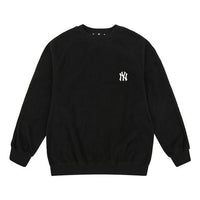 MLB New York Yankees lamb's wool Small Label Pullover Unisex Black 31MTF1961