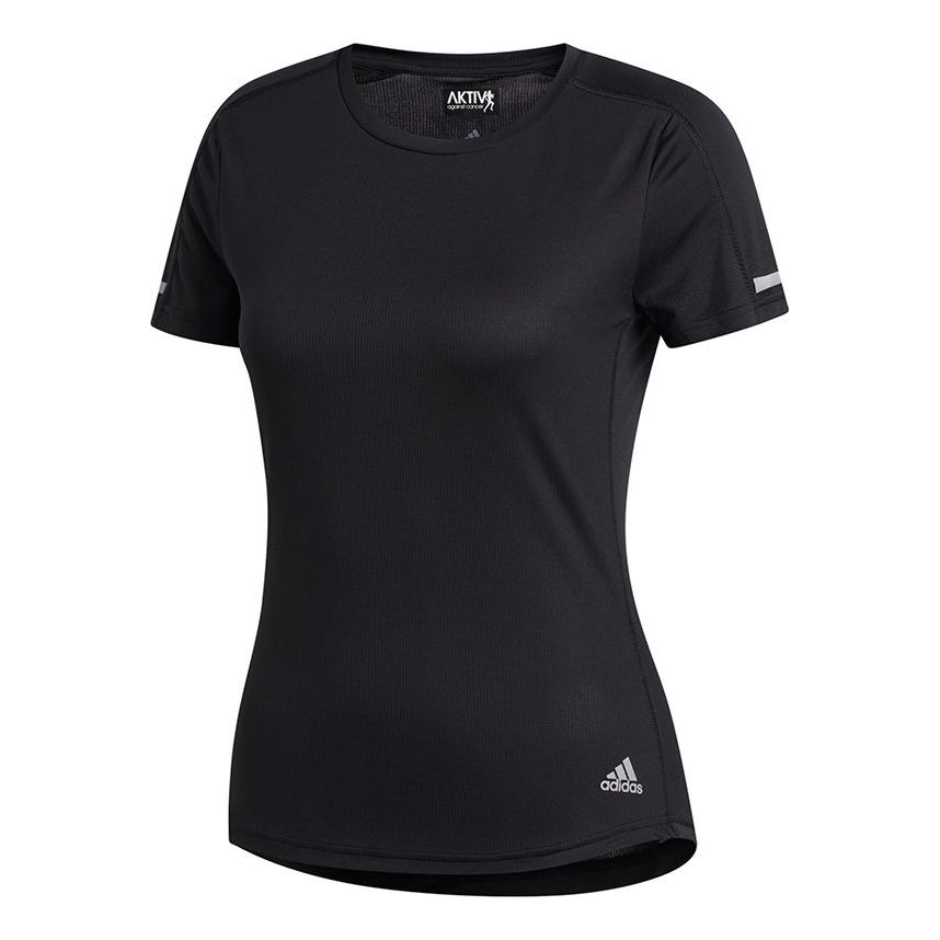 (WMNS) adidas Run It T-Shirt Asia Sizing 'Black' FL7802