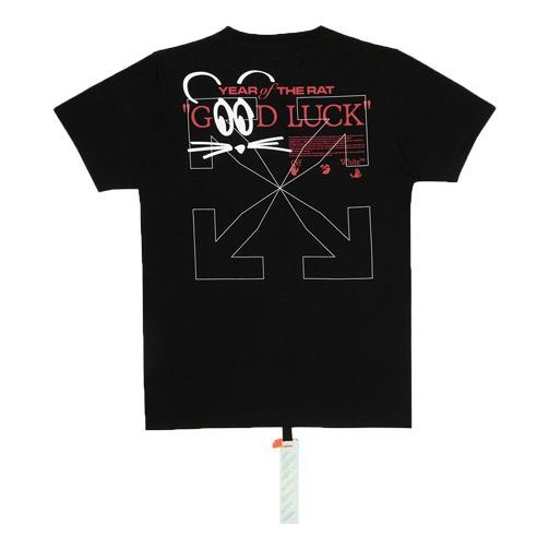 Off-White SS20 Lunar New Year Print Round Neck Short Sleeve OMAA027T20JER0271001
