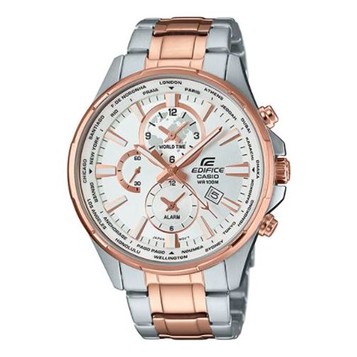 CASIO EDIFICE Quartz Waterproof Mens Rose Gold Analog EFR-304SG-7AV