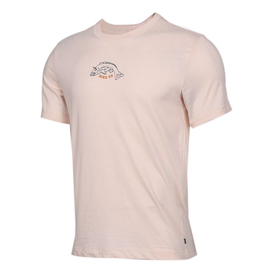 Nike Skateboard Subject Short Sleeve Washed coral red BV8194-664