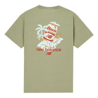 New Balance Athletics Casual Graphic Tee Asia Sizing 'Green' AMT32365-FUG