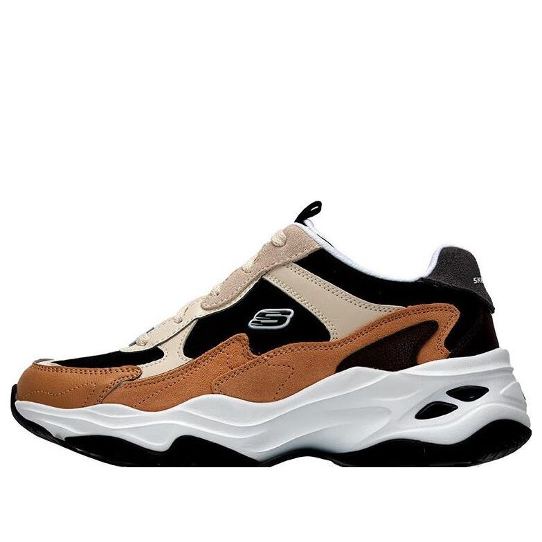 Skechers D'lites Sneakers 'Beige Black Tan' 894157-NTBK