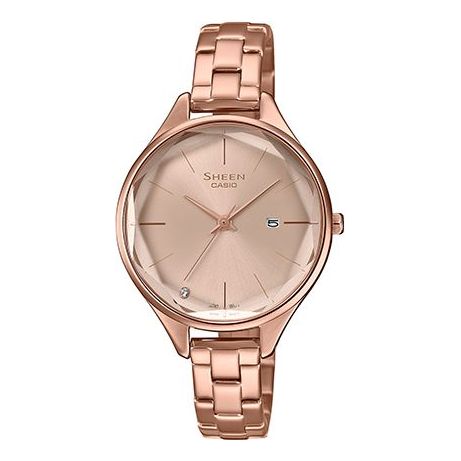 Casio Sheen Minimalistic Business Analog Watch 'Rose Gold Pink' SHE-4062PG-4AUPR-PERSON
