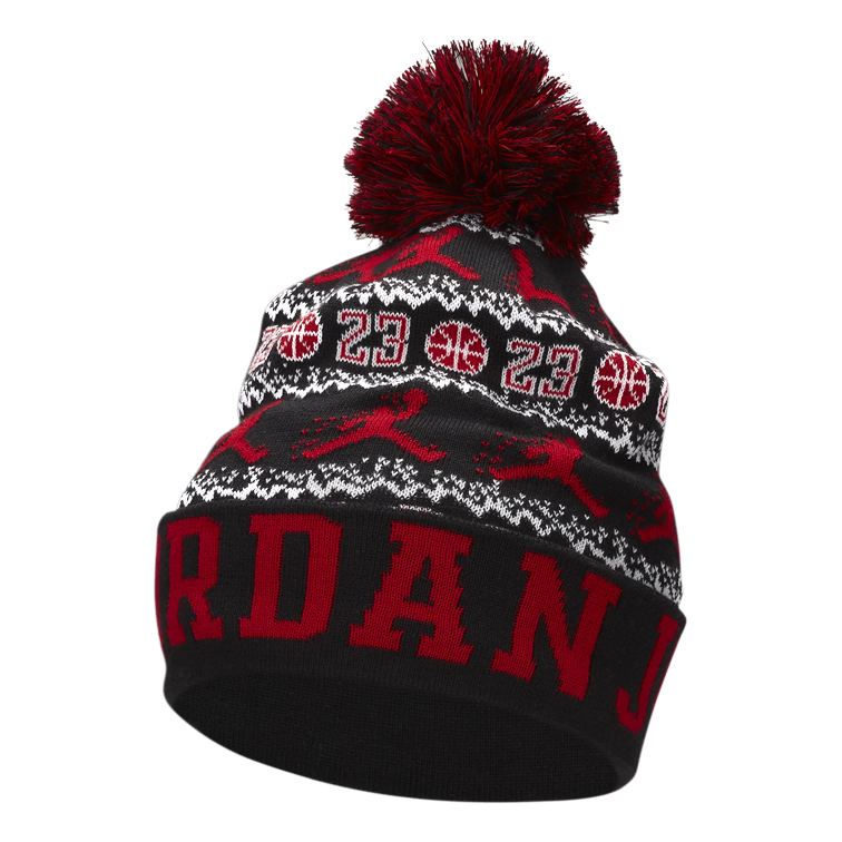 Air Jordan 23 Peak Beanie 'Black Red' FN4673-010