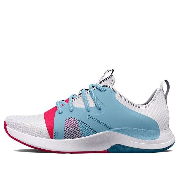 (WMNS) Under Armour Charged Breathe Lace TR 'White Opal Blue' 3025058-103