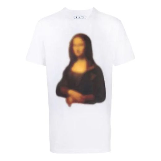 Off-White Blurred Monalisa Mens Logo OMAA027F20FAB0140101