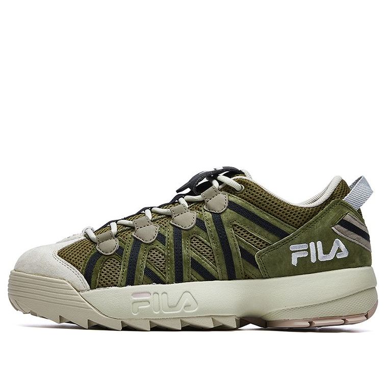 FILA FUSION Spaghetti Low Shoes 'Olive Green' T12M011201FAD