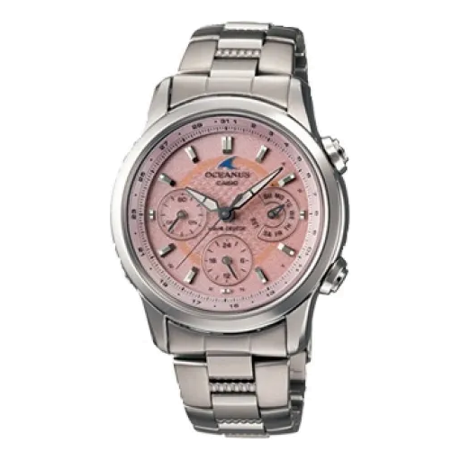 CASIO Oceanus Series quartz Stainless Steel Case Pink Analog OCW-30SDY-4A