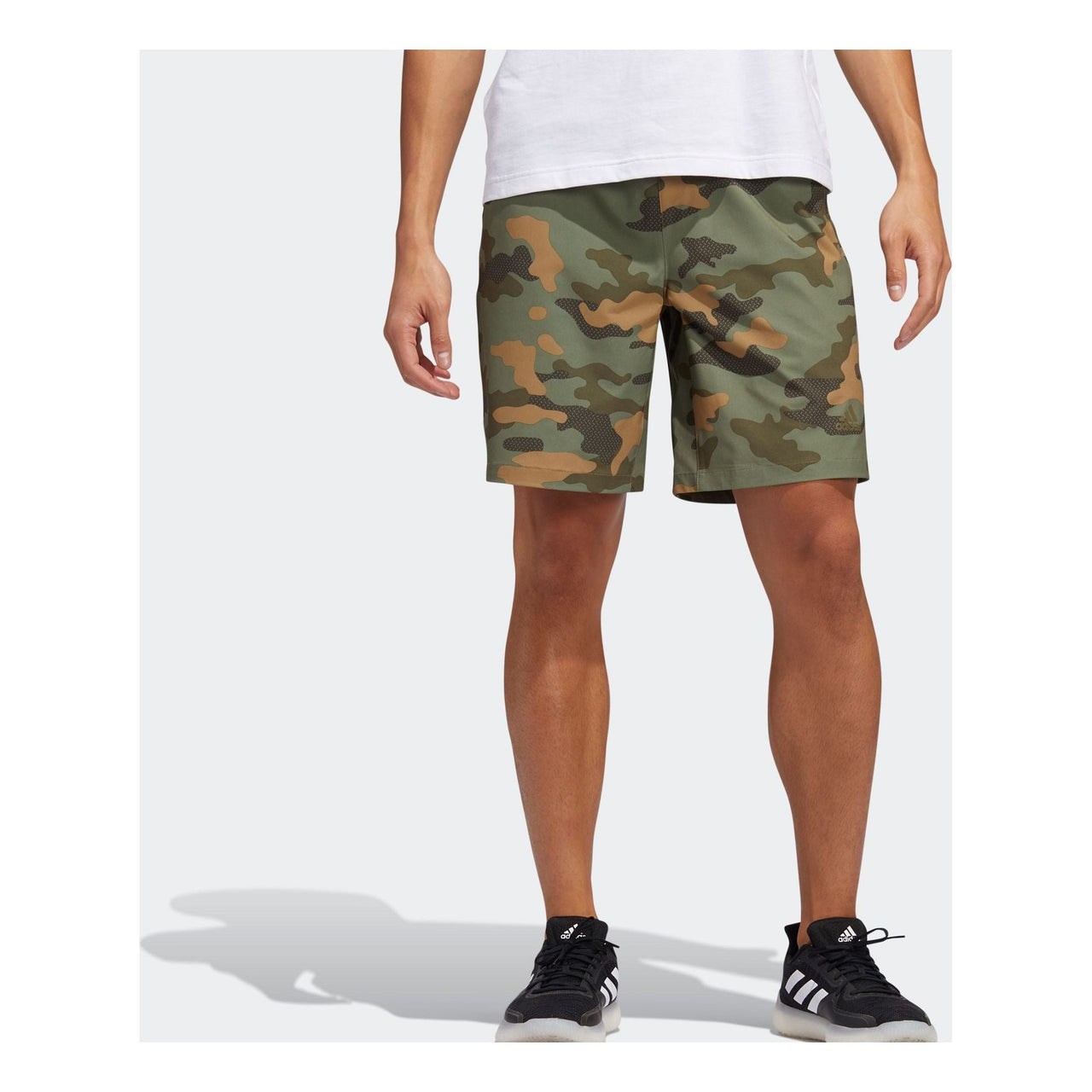 adidas M Short Camo Camouflage Woven Sports Shorts Green FT2805