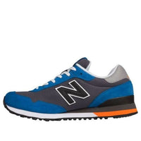 New Balance 515 Series Wear-resistant Non-Slip Shock Absorption Low Tops Black Blue ML515CCB