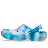 Crocs Classic Lined Solarized Clogs 'White Blue Aqua' 207560-4SU