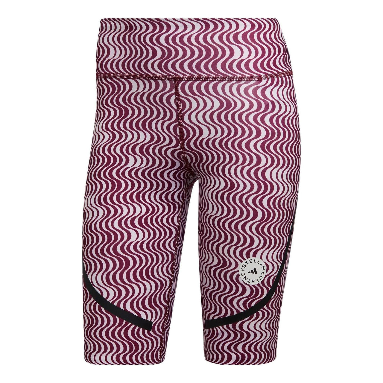 (WMNS) adidas by Stella McCartney TruePurpose Printed Cycling Leggings Asia Sizing 'Pink Black' HI6044