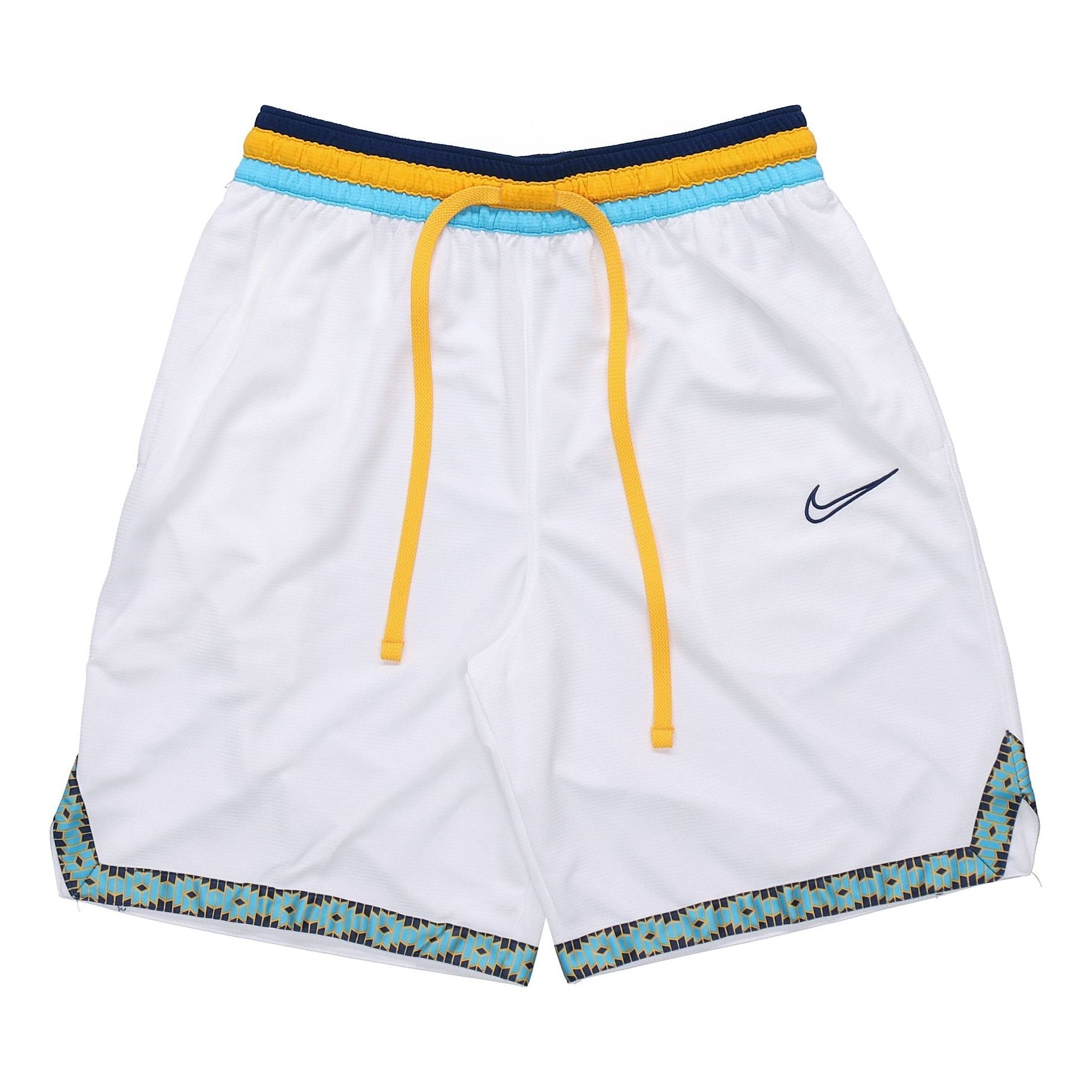 Nike DNA Contrast Color Stitching Basketball Sports Shorts White BV9447-101