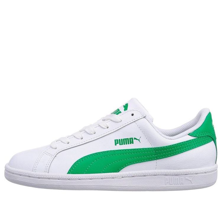 PUMA Suede Platform Animal Casual Board Shoes White/Green 356722-07