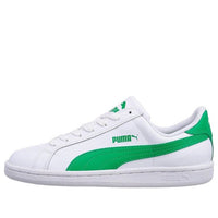 PUMA Suede Platform Animal Casual Board Shoes White/Green 356722-07
