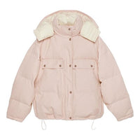 (WMNS) Gucci GG Cotton Canvas Puffer Jacket 'Light Pink' 774871-Z9AAR-5677