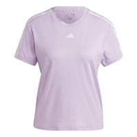 (WMNS) adidas Aeroready Train Essentials 3-Stripes T-Shirt 'Pink White' IC5044