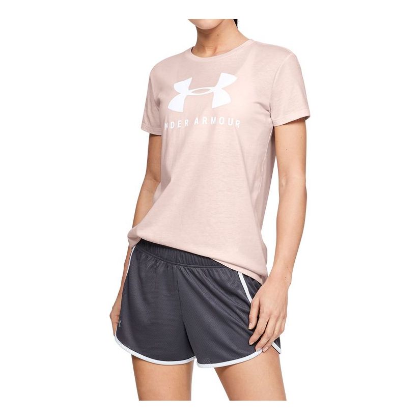 (WMNS) Under Armour Sportstyle Training Sports Pink 1346844-675