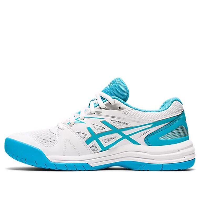 (WMNS) ASICS Upcourt 4 Running Shoes White/Blue 1072A055-101