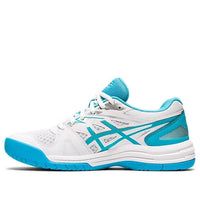 (WMNS) ASICS Upcourt 4 Running Shoes White/Blue 1072A055-101