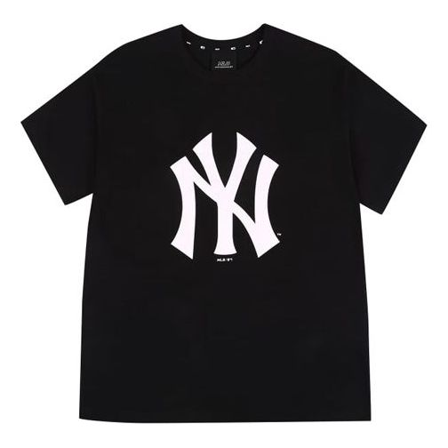 MLB NY/LA New York Yankees Basic Printing Sports Short-Sleeve Tee Unisex Black 31TS09031-50L