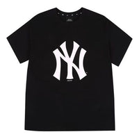 MLB NY/LA New York Yankees Basic Printing Sports Short-Sleeve Tee Unisex Black 31TS09031-50L
