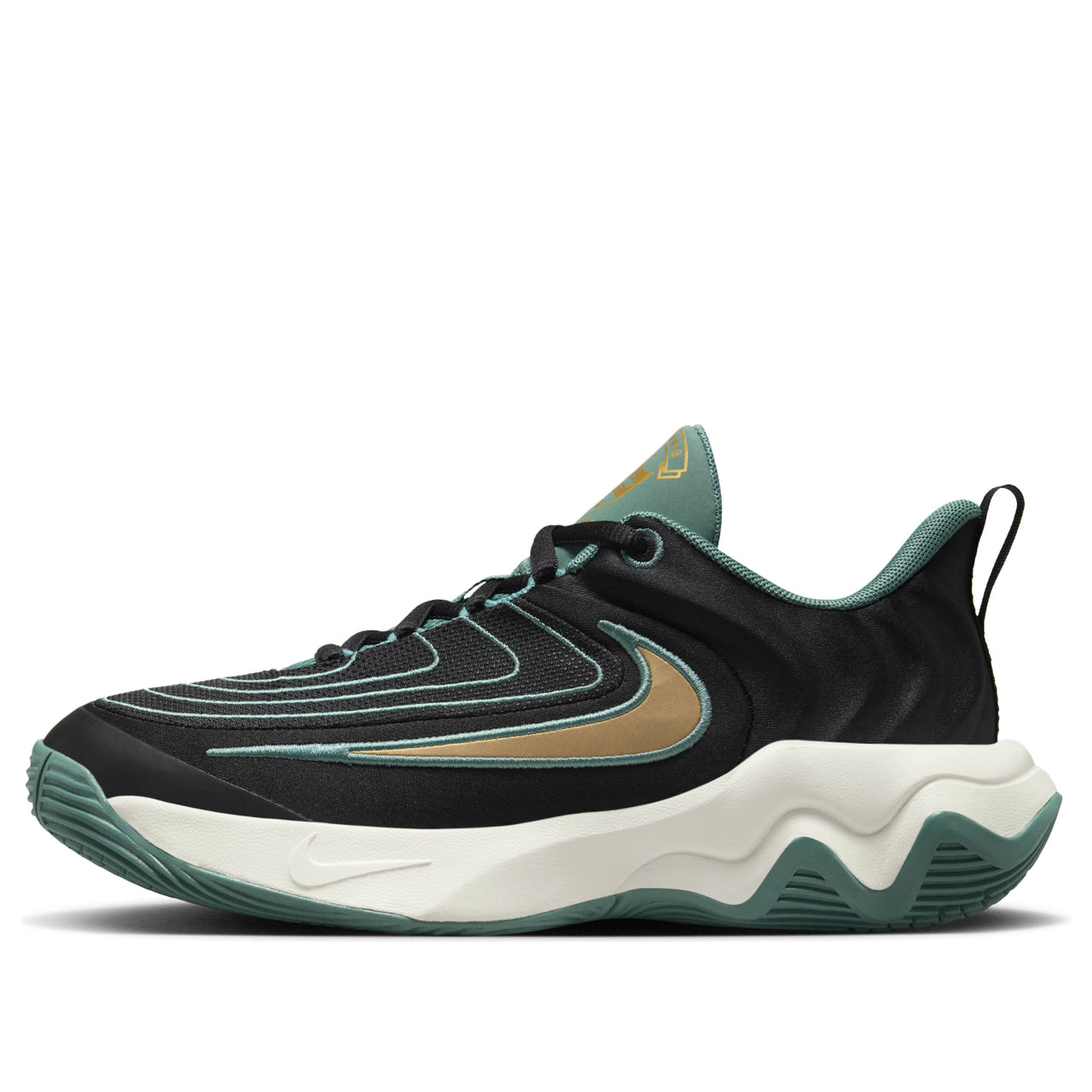(GS) Nike Giannis Immortality 4 'Black Bicoastal Pale Ivory Metallic Gold' HV9127-001