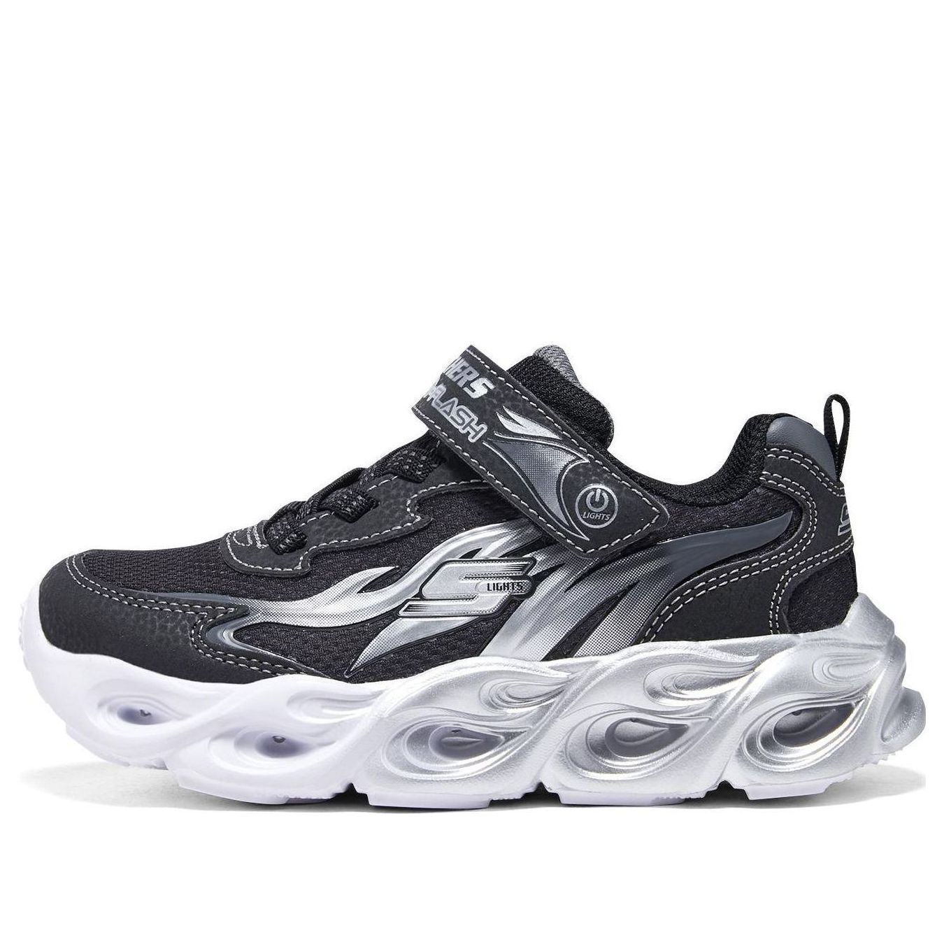 (GS) Skechers Thermo-Flash Trainers 'Black Silver' 400103L-BKSL
