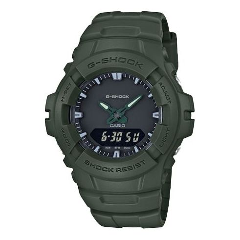 CASIO G-Shock Analog-Digital 'Green' G-100CU-3A