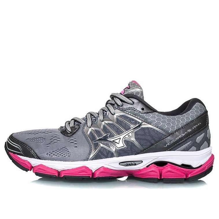 Mizuno Wave Horizon Low Tops Wear-resistant Gray Pink White J1GD172622