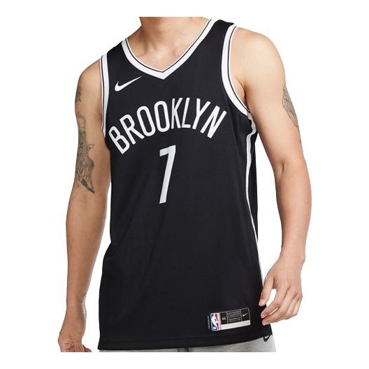 Nike NBA Basketball Jersey Brooklyn Nets Kevin Durant For Men Black CW3685-013
