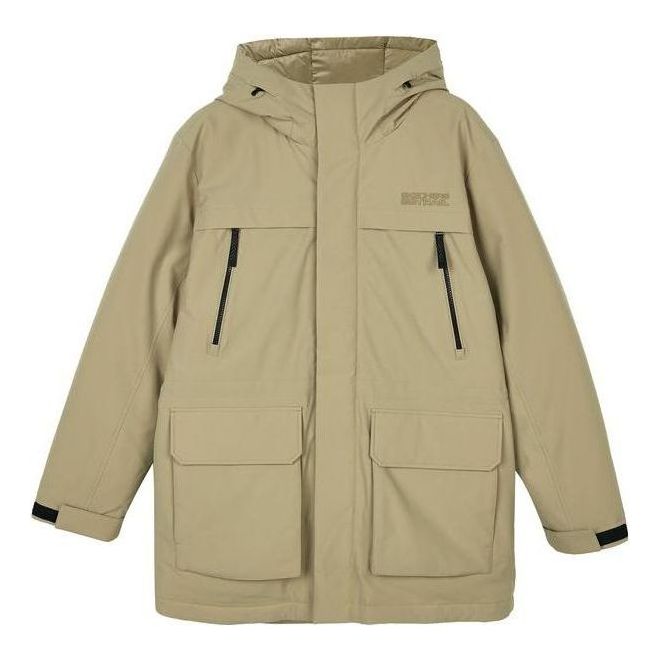 Skechers Woven Windproof Down Jacket 'Tan' L423M155-01EW