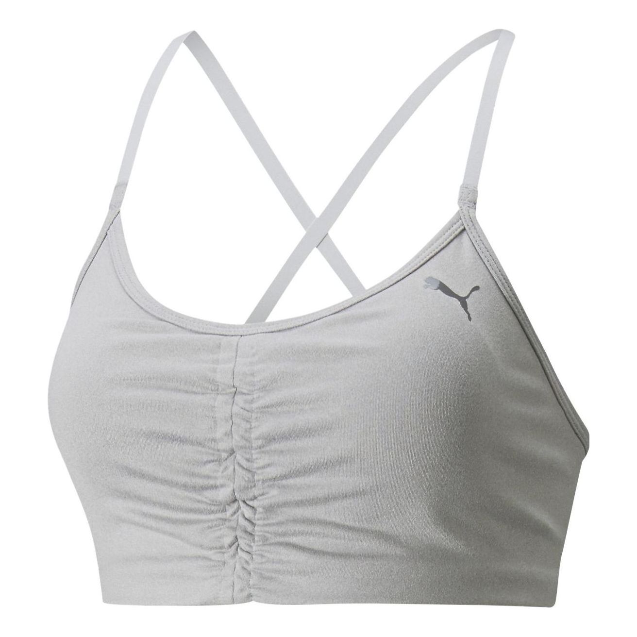 (WMNS) PUMA Studio Low Impact Training Bra 'Grey' 521602-04