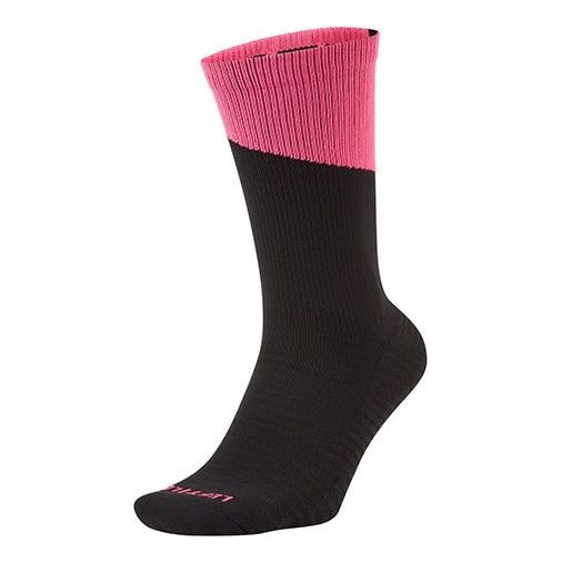 Nike Squad Crew Socks 'Black Pink' CK6577-010