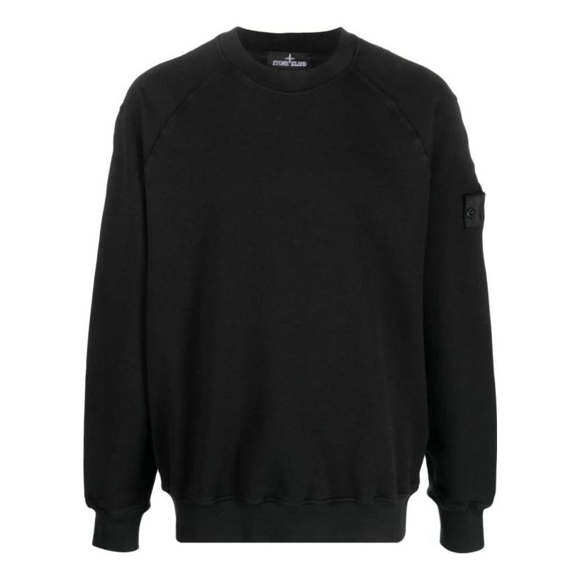 STONE ISLAND Shadow Project Cotton Fleeve Crewneck Sweatshirt 'Black' 781960619-V0029
