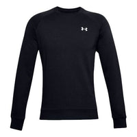 Men's Under Armour Rival Cotton Training Sports Round Neck Black 1357104-001
