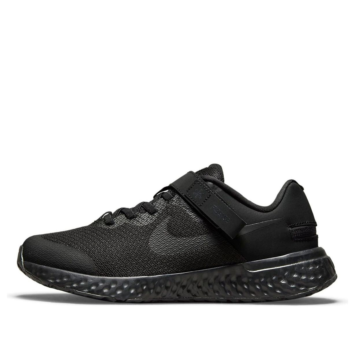 (GS) Nike Revolution 6 FlyEase 4E 'Black Dark Smoke Grey' DO5065-001