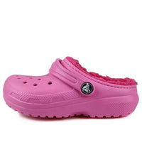 (GS) Crocs Classic Lined Round Toe Clogs 'Pink' 203506-6LA