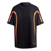 (WMNS) adidas by Stella McCartney TruePace Running Loose T-Shirt Asia Sizing 'Black Orange' HD9113