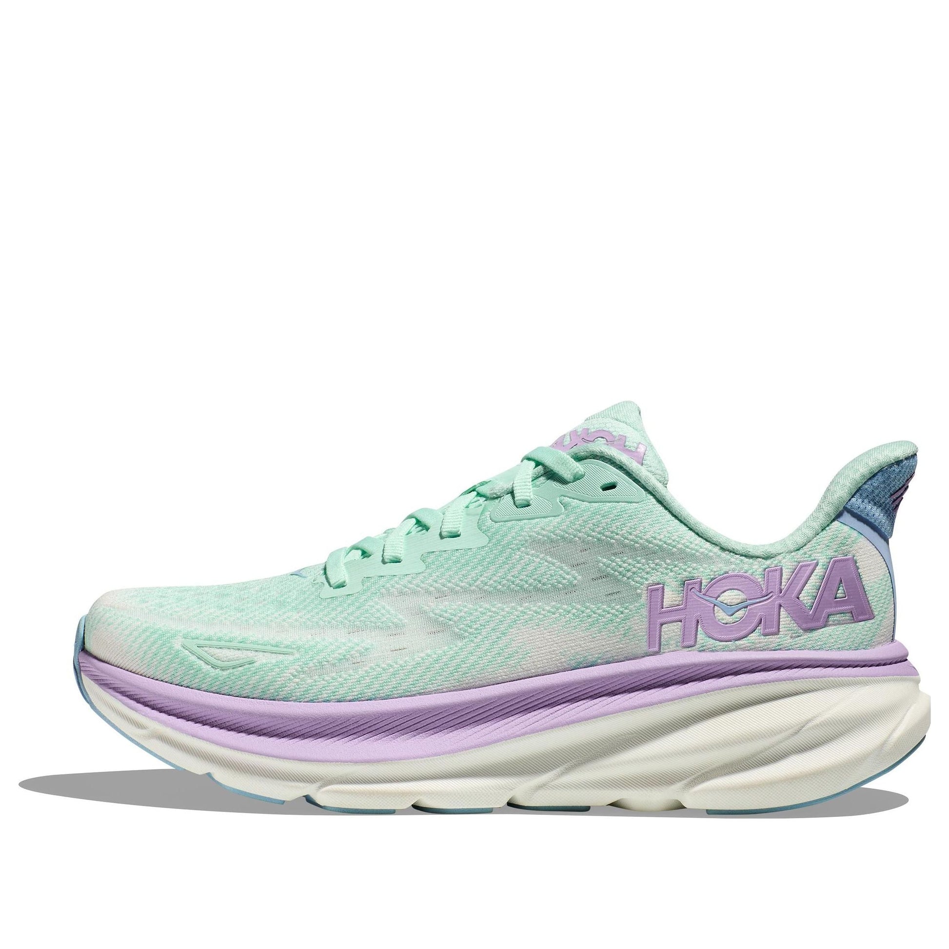 (WMNS) HOKA ONE ONE Clifton 9 Wide 'Ocean Lilac Mist' 1132211-SOLM