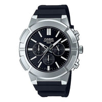 CASIO Male DRESS Japan / South Korea Fashion Sports Black Analog MTP-E500-1AV