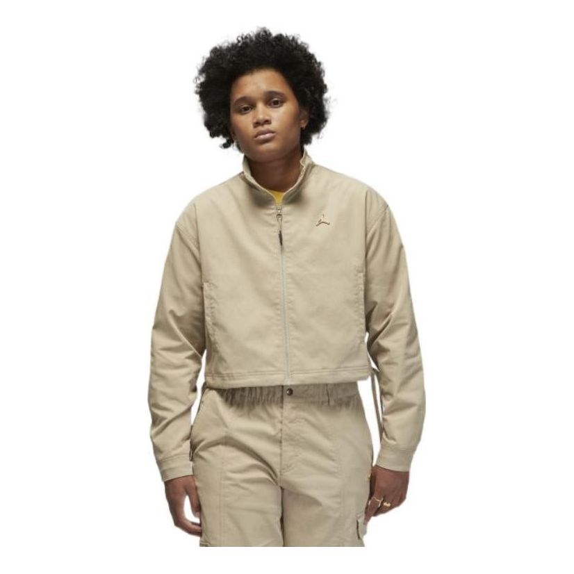 (WMNS) Air Jordan Paris Collective Jacket 'Beige' DV1382-250-YC