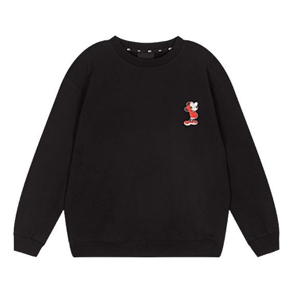 MLB x Disney Mickey Crossover Yankees Athleisure Casual Sports Long Sleeves Unisex Black 31MTK1011-50L