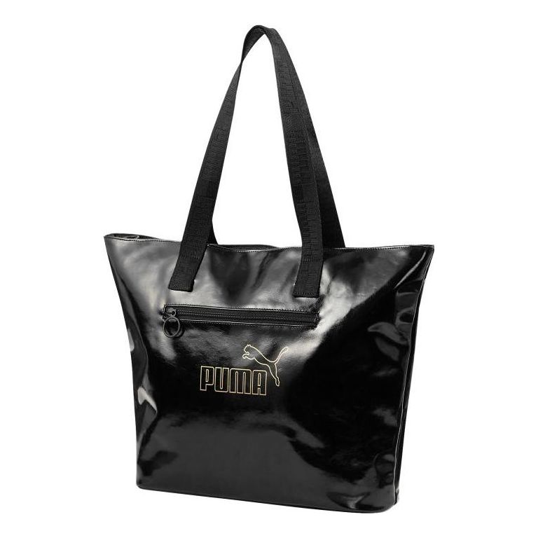 (WMNS) PUMA Core Up Large Shopper Bag 'Black White' 078717-01