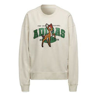 (WMNS) adidas Originals x Disney Bambi Pullover Sweatshirt 'Creamy White' HD2754