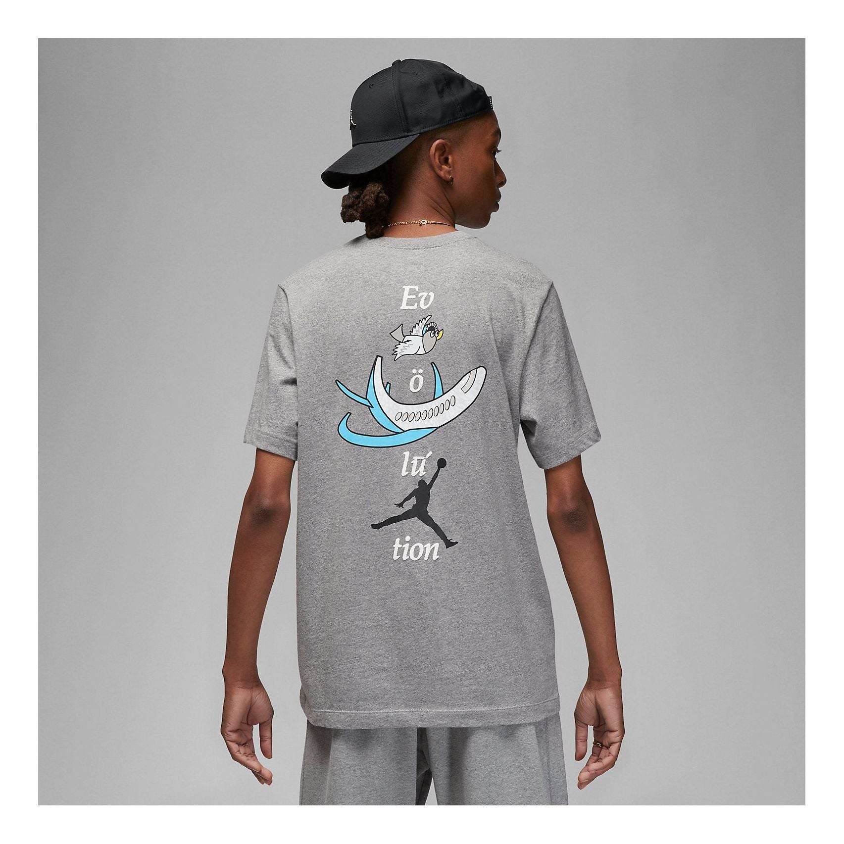 Air Jordan Logo T-Shirt 'Grey' FB7469-091