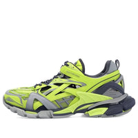 (WMNS) Balenciaga Track.2 'Grey Neon Yellow' 568615W3AE23512